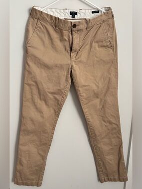 J. Crew Men’s Khaki Chino Pants Workwear Business Casual